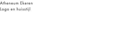 Atheneum Ekeren Logo en huisstijl